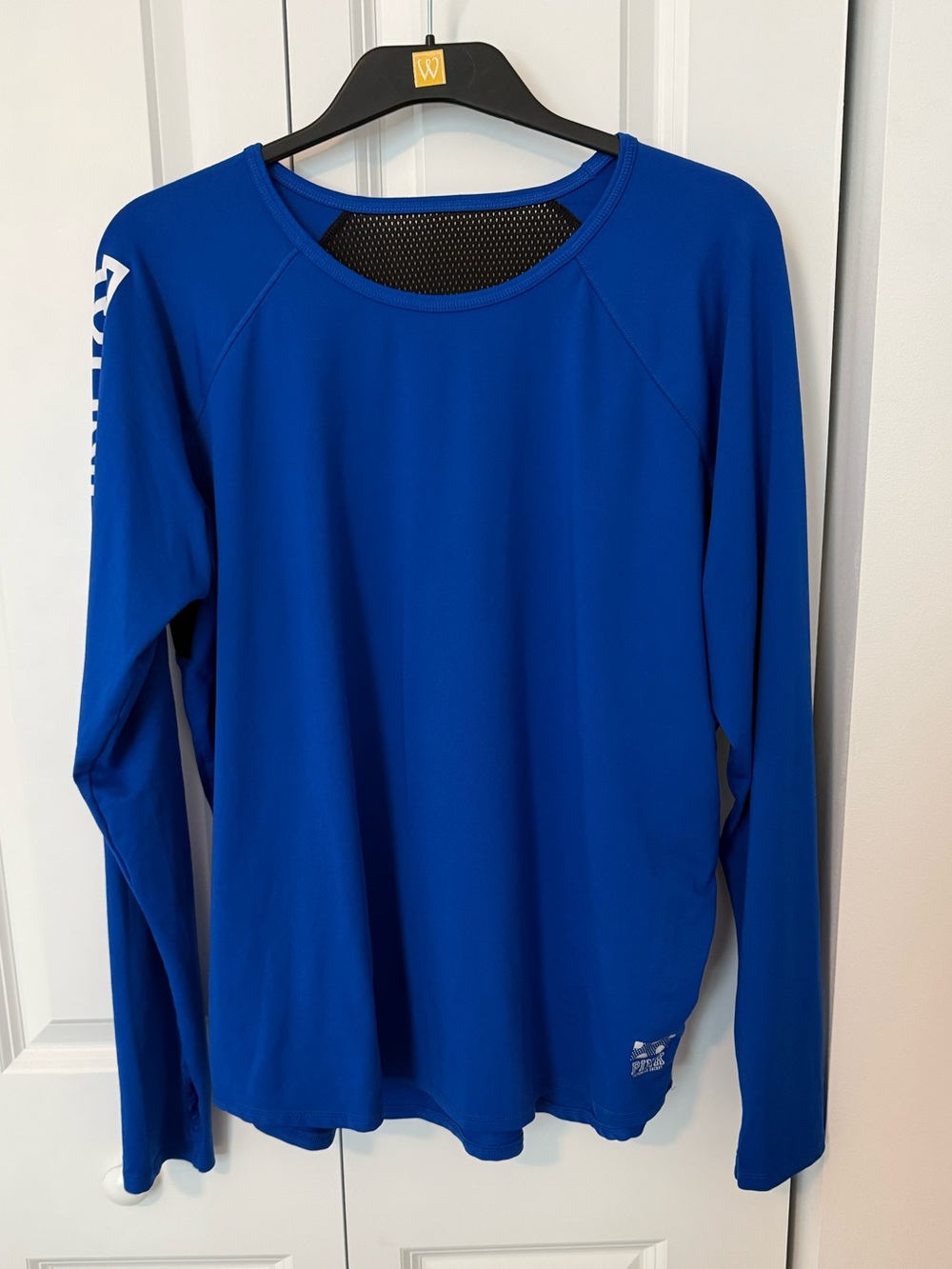 VS PINK  Long Sleeve Athletic Top Mesh Back
